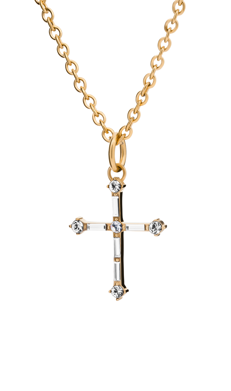 womens perfect love yellow plated gold necklace