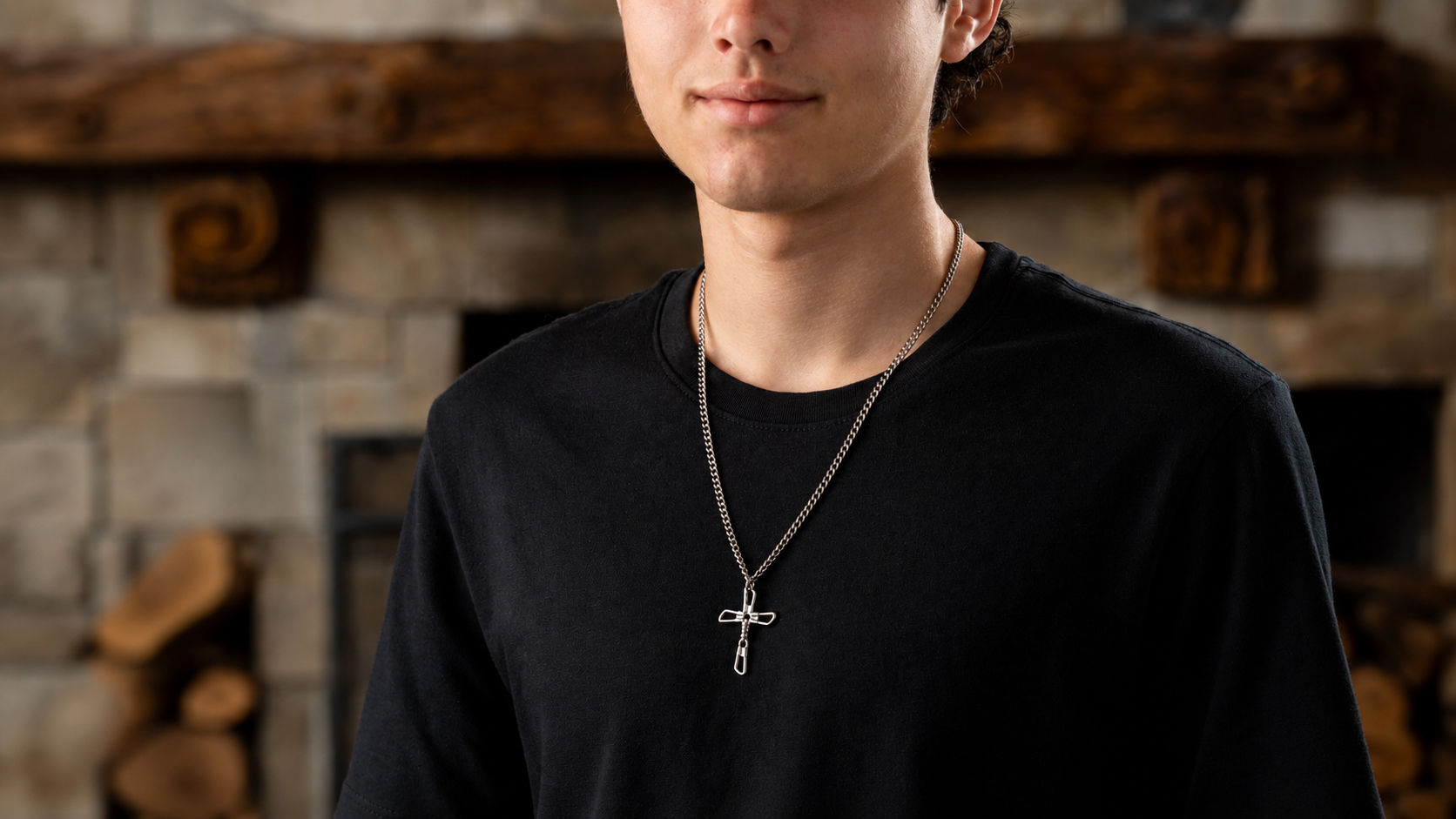 best-mens-cross- necklaces-2026- hero.webp Current approved SOS photography showing a representative selection of men’s Scripture cross necklaces
