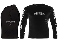 long sleeve Shields of Strength shirts